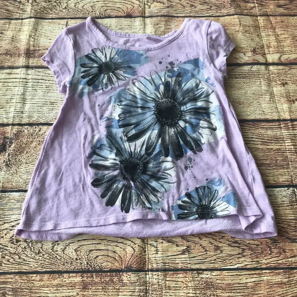 Justice Kids Headquarters Lot of 2 Shirt Bundle Girls' Size 6 Purple